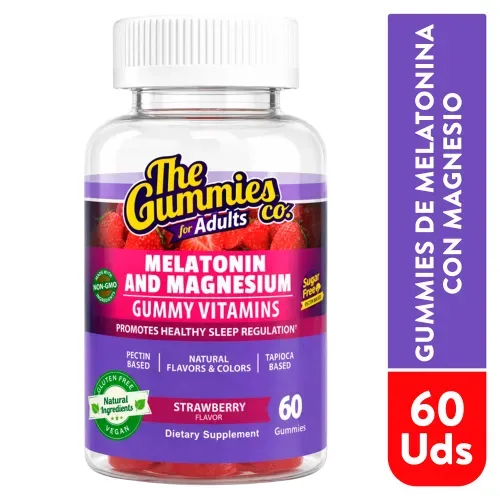Gummies De Melatonina Con Magnesio 60 Unidad