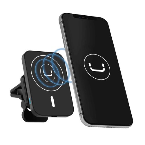 Soporte Magnético para Celular con Carga Inalámbrica unno tekno para Rejilla de Auto