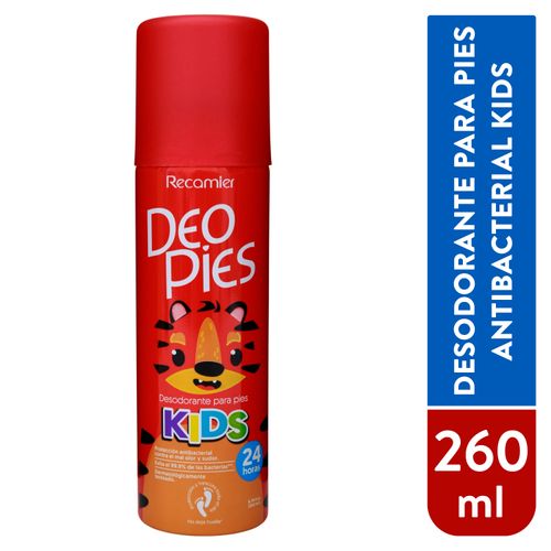 Desodorante Pies Recamier Antibacterial Kids -260ml