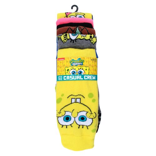 Calcetines Bob Esponja largos - 6 Pack