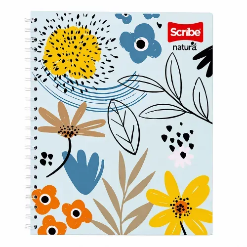 Cuad Scribe Resorte Gde Natural 100h