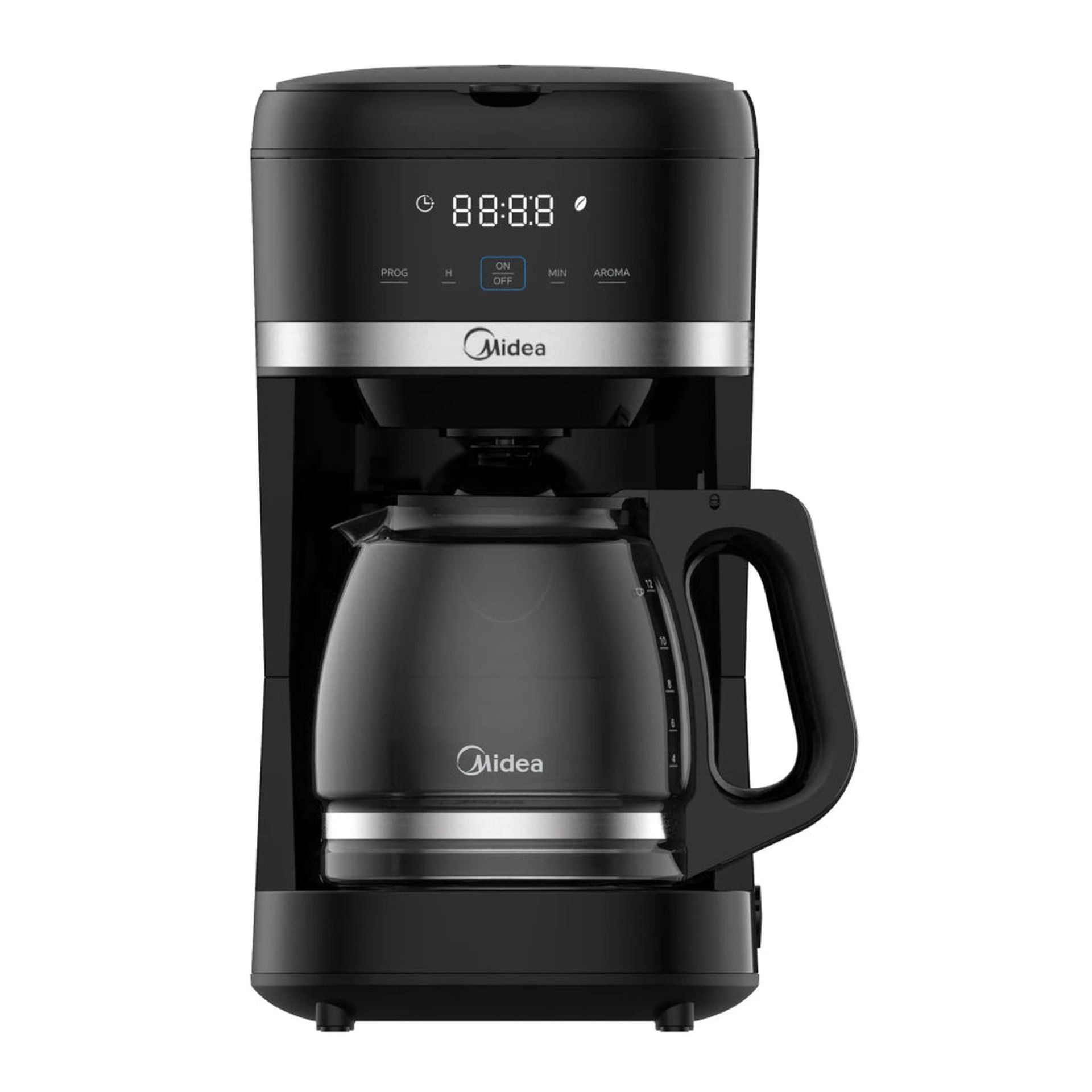 Cafetera Midea 12tz digital negra MCD12RWCK
