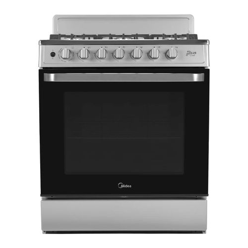 Cocina de gas Midea 30 pulgadas 6 quemadores acero inoxidable MGS30FS1LIFSSSF