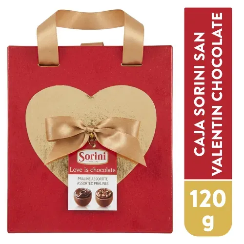 Chocolates Sorini surtidos San Valentín - 120 g