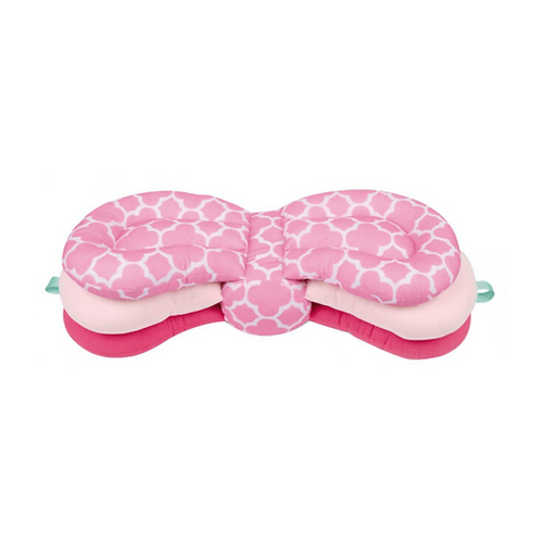 Almohada de lactancia ajustable color rosado