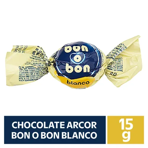 Chocolate blanco Arcor bonobon Blanco - 15 g