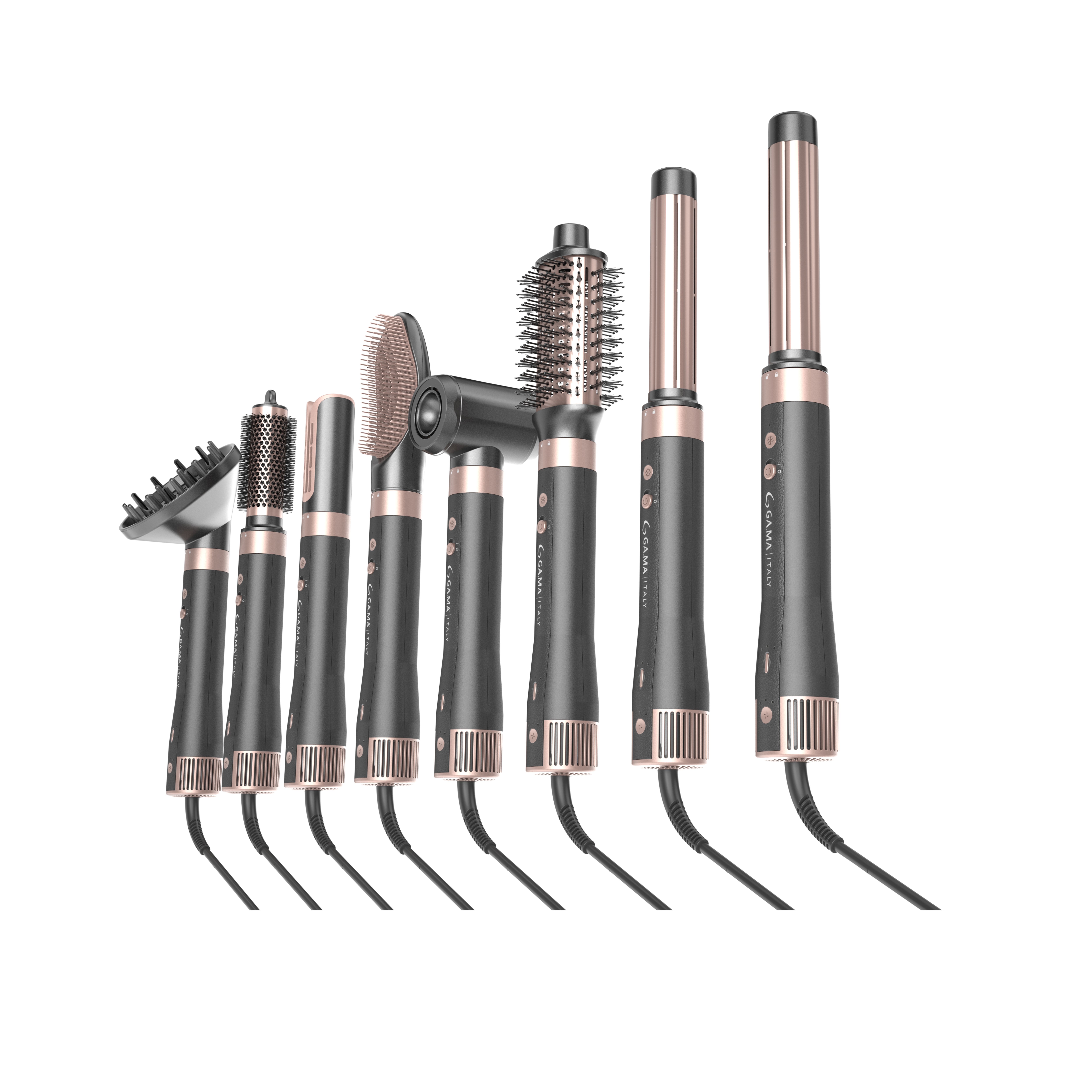 Multystylier UniQ Vibrance GAMA Italy 8 en 1 Tecnologia Efecto Coanda