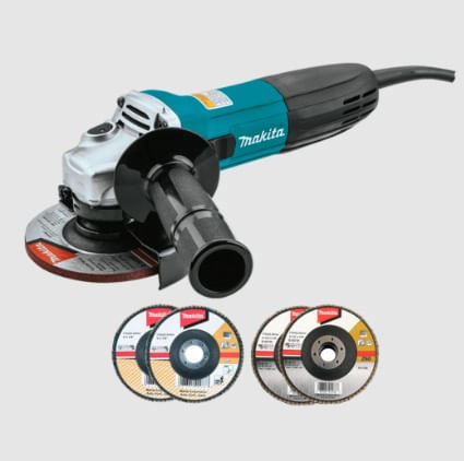 Esmeriladora angular 4-1/2" (115mm) 720w c/ discos MAKITA GA4530.