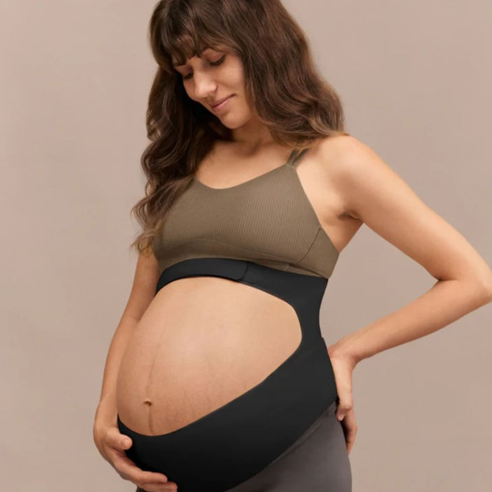 Faja de maternidad de una sola pieza Momcozy color negra talla 2XL