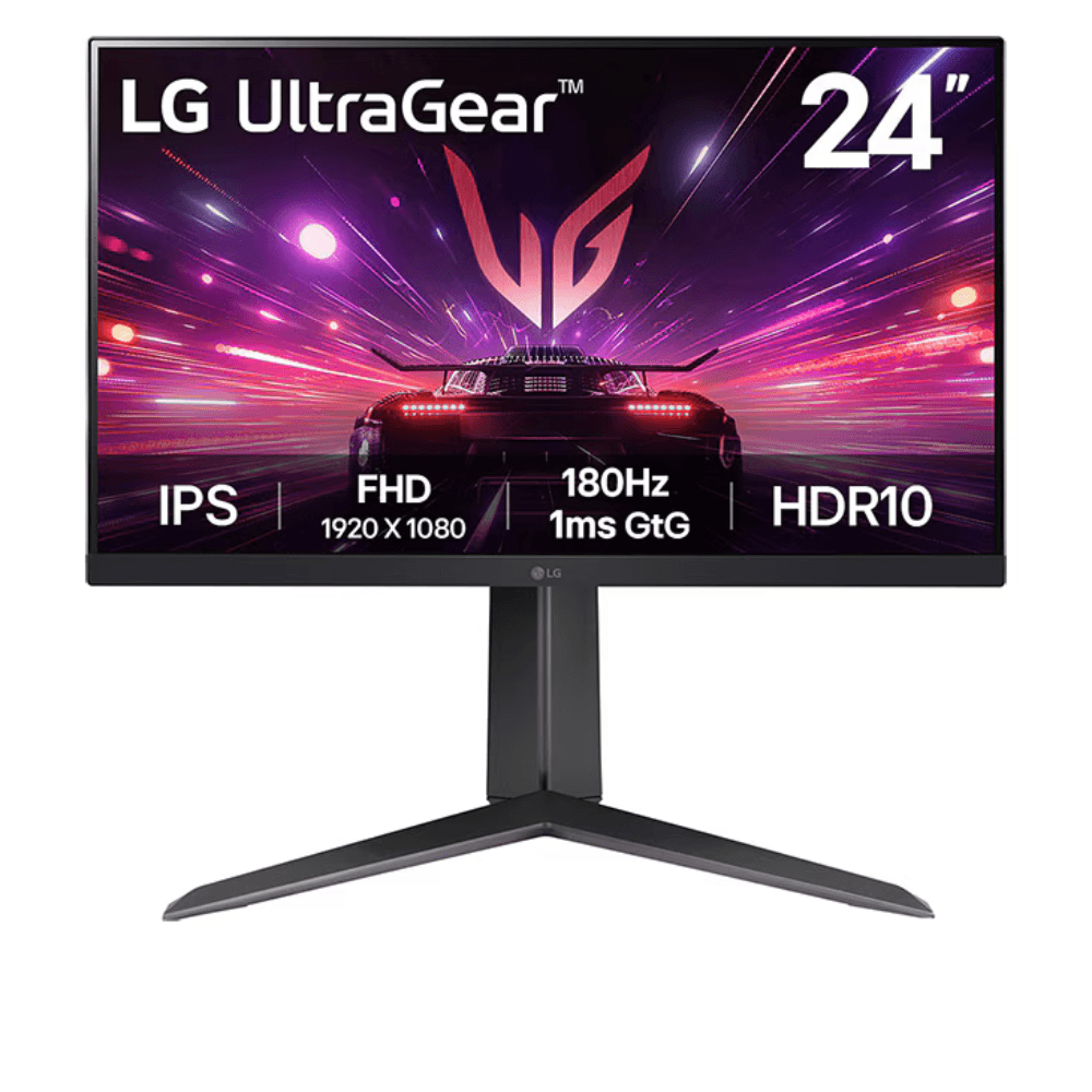Monitor Gaming LG UltraGear 24GS65F-B 24 Pulg FHD 180Hz 1MS HDR10 Negro