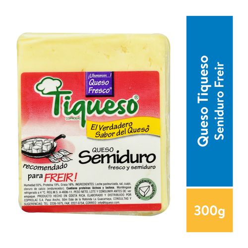 Queso Tiqueso Semiduro Para Freir - 300Gr