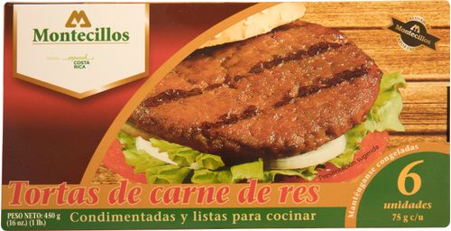 Torta Montecillos Carne De Res 6 Unidades - 450gr