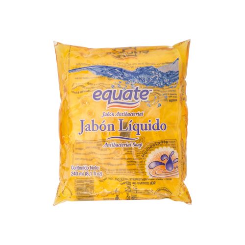 Jabon Equate Liquido Antibacterial Burbuja - 240ml