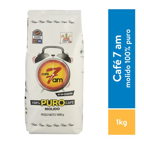 Café 7Am Puro Molido - 1000 g