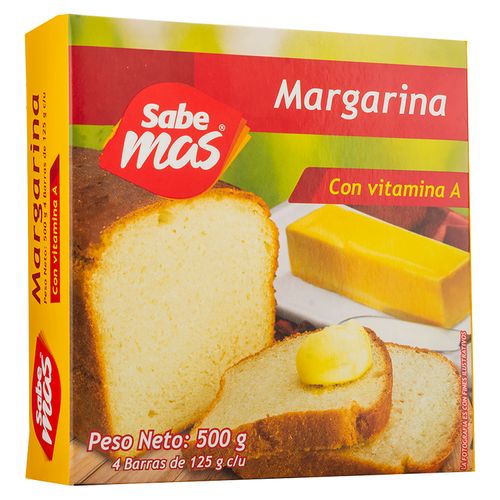 Margarina Sabemas 4 Barras - 500Gr