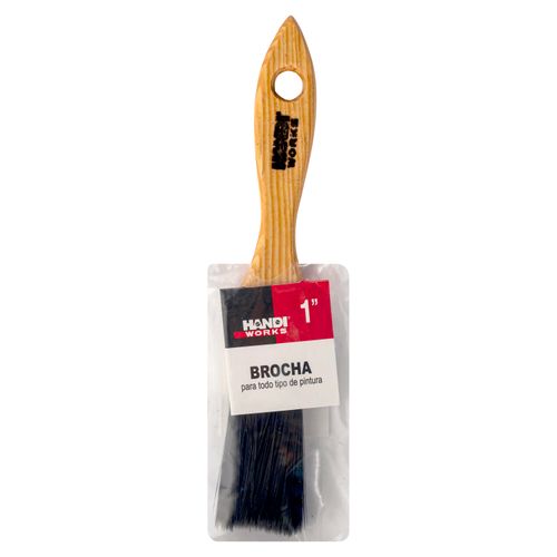 Brocha Standar Handi Works Mango Madera - 1 Pulgadas