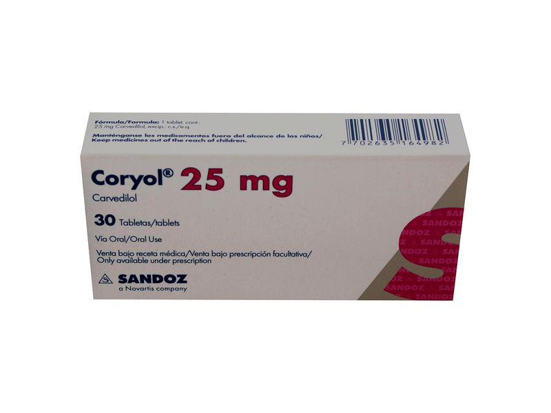 CORYOL-25MG-X30-TAB-1-25317