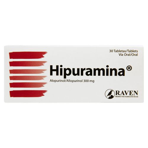 Hipuramina 300Mg, Precio indicado por unidad