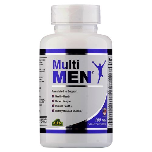 Multi Men Alfa Vitamins - 100 Tabletas