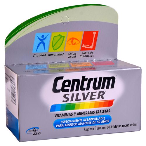 Multivitaminico Centrum Silver - 60 Tabletas