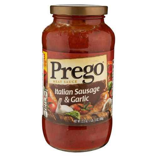 Salsa Prep Prego Salchicha Y Ajo - 666gr