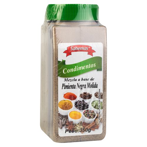 Pimienta Sabemas Negra Molida - 350 g
