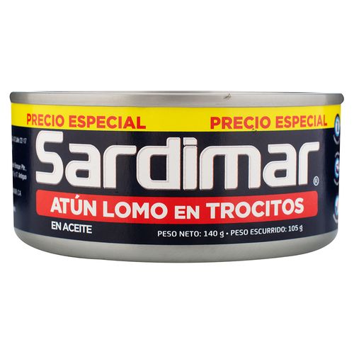 Atún Sardimar Aceite Trocitos - 140gr Precio Especial