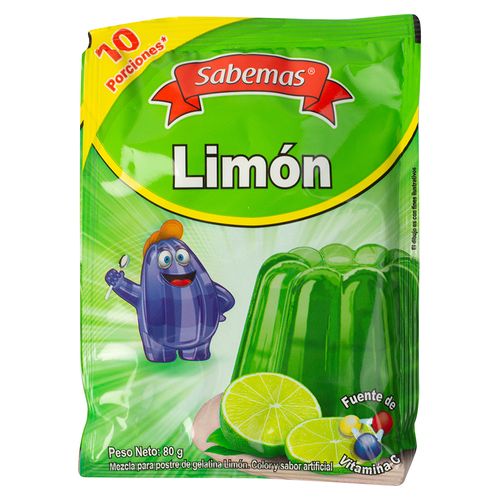 Gelatina Sabemas Sabor Limón - 80g