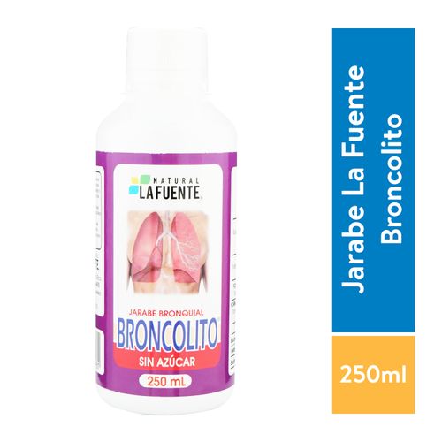 Jarabe La fuente Broncolito Sin Azúcar - 250ml