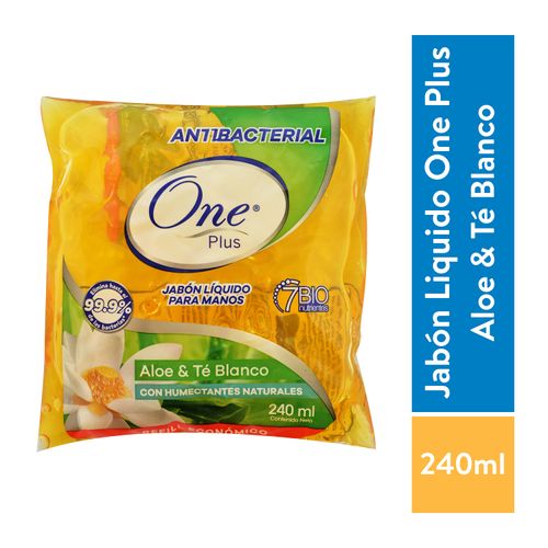 Jabón One Plus Líquido Burbujas -240ml