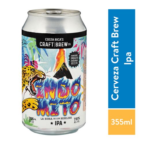 Cerveza Costa Ricas's Craft Brew Co Indomito Lata - 355ml