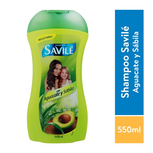 Shampoo Savile Con Sabila Y Aguacate - 550ml