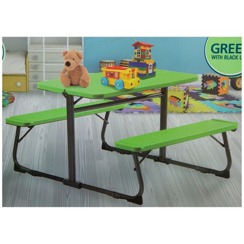 Ms Mesa Infantil Para Picnic Verde