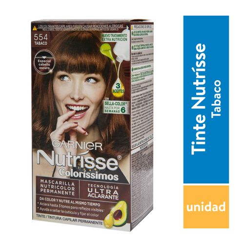 Tinte Nutrisse Crema Color 554 Tabaco - 1 Unidad