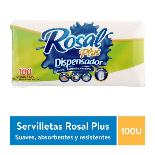Servilleta Rosal Dispenser 100Unidades