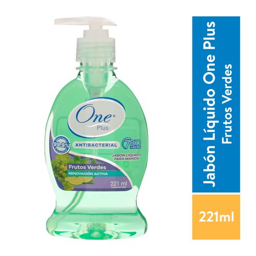 Jabón Líquido Oneplus Frutos Verdes - 221ml