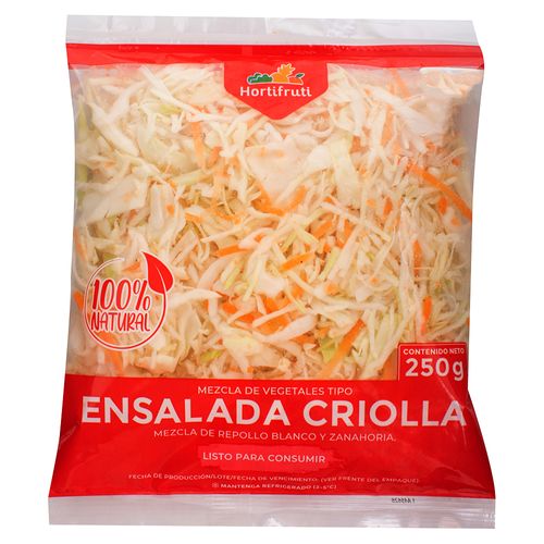 Ensalada criolla Hortifruti 100% natural - 250 g