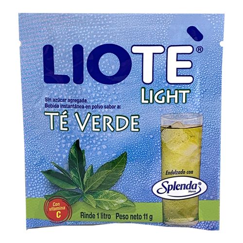 Bebida Lio en polvo té verde light - 11 g