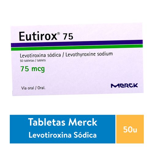 Eutirox 75Mg X50 Tab X Caja