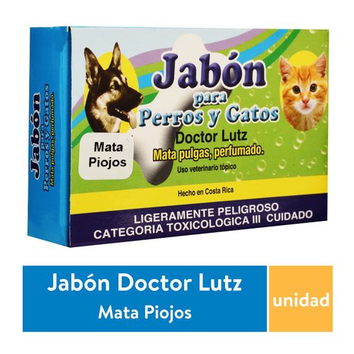 Jabon Dr Lutz Para Perros Y Gatos 75Gr