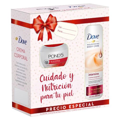 Crema Ponds Reju Y Corp Dove Pack 300Gr