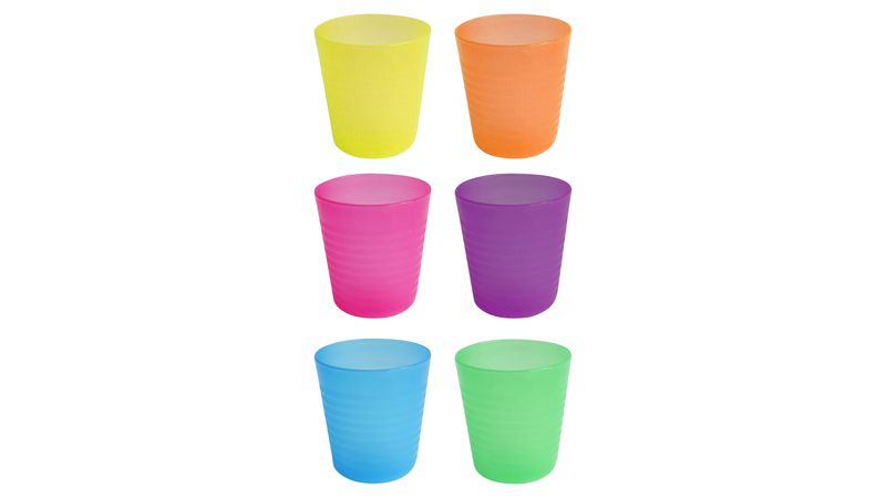 Comprar Mainstays Kids Vaso Plástico Set 6 Piezas