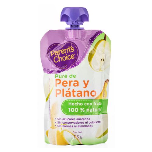 Pure Parents Choice Pera Platano - 113gr