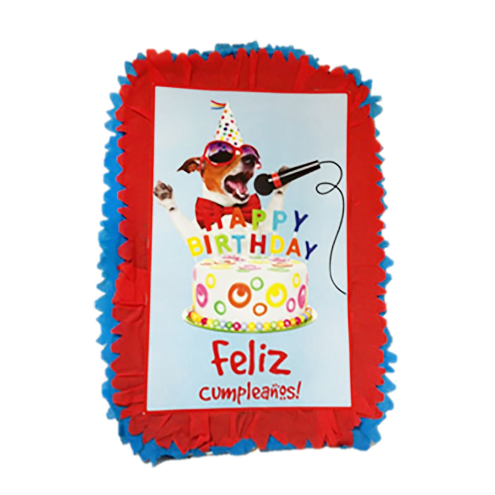 Piñata Mediana Feliz Cumpleaños - unidad