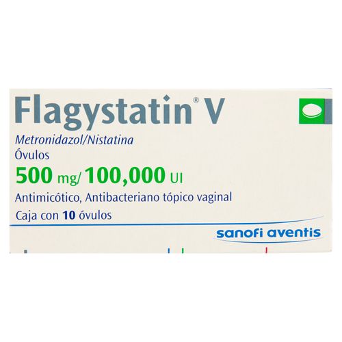 Flagystatin V 500Mg X10 Ovulo X Unidad