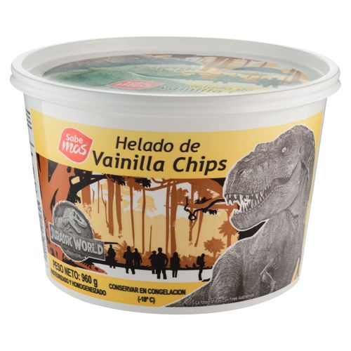 Helado Sabemas Crema Chips - 960Gr