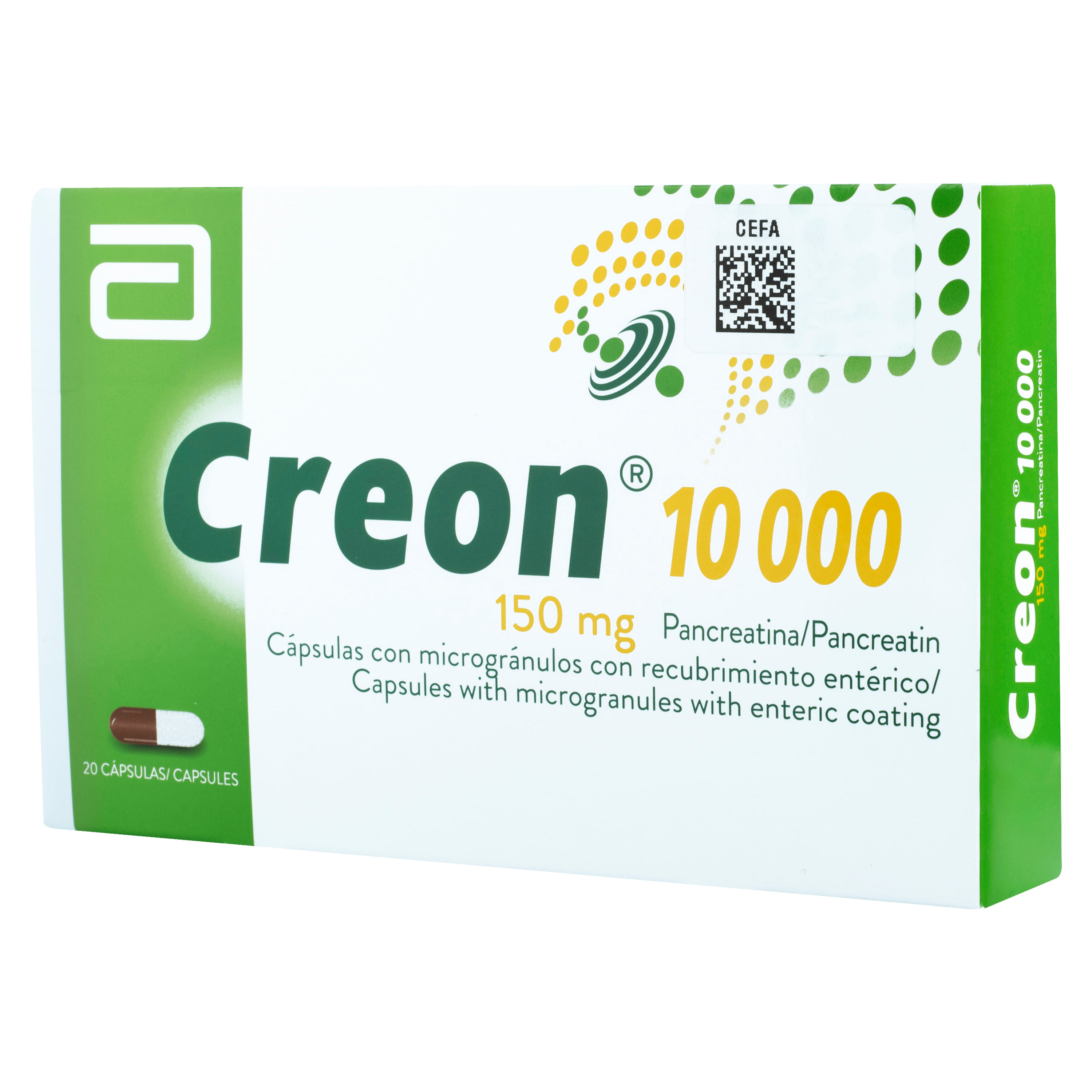 Comprar Creon 10000 150Mg, Precio indicado por unidad Walmart Costa Rica