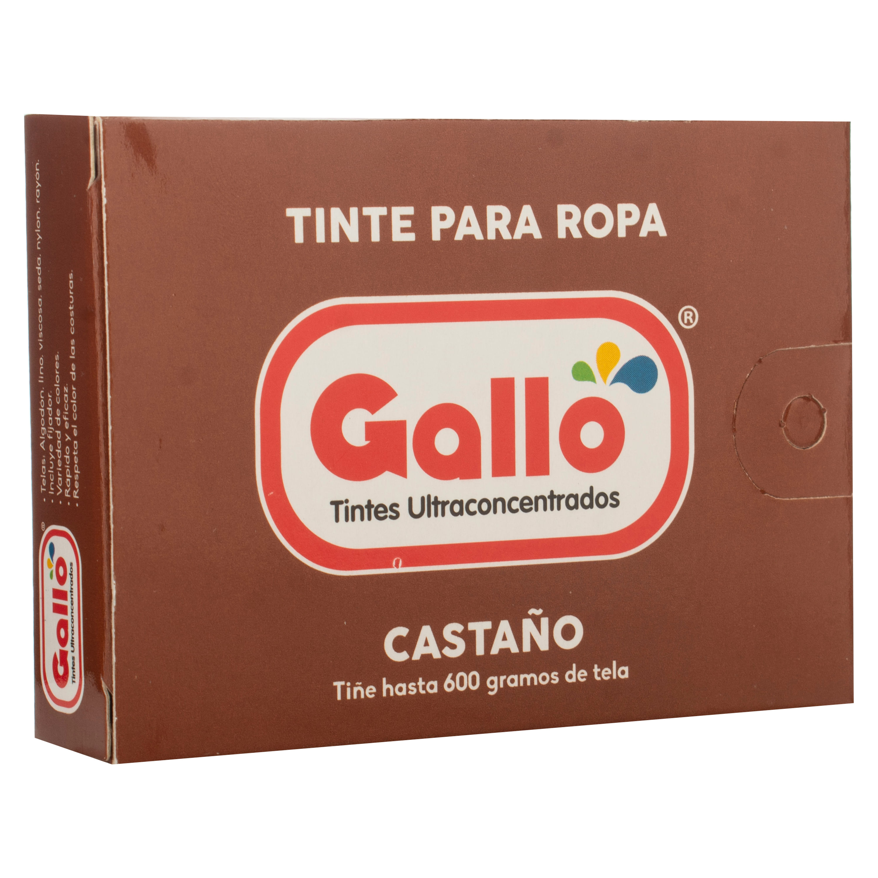 Comprar Tinte Gallo Para Ropa Color Castaño - 15gr
