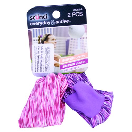 Bandas Para Cabello Deportivas Conair Elasticas 2 Pcs