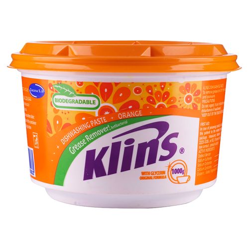 Lavaplatos Klins Crema Naranja - 1000gr